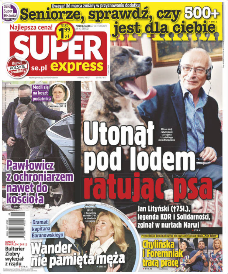 Portada de Super Express (Polonia)