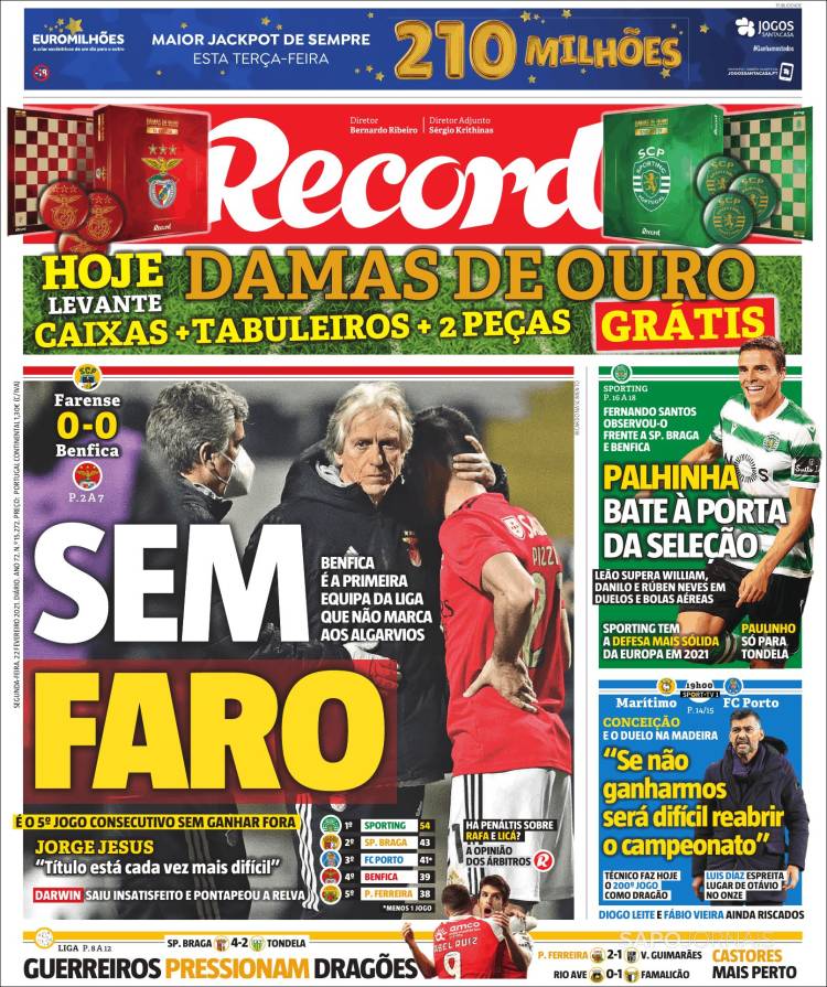 Portada de Record (Portugal)