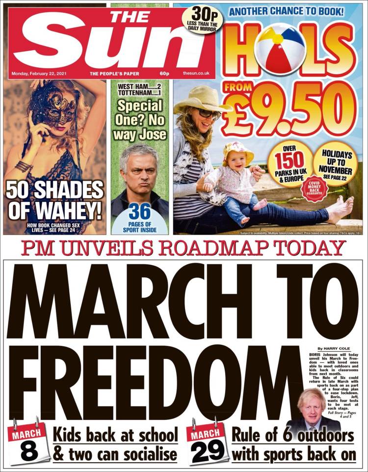 Portada de The Sun (Reino Unido)