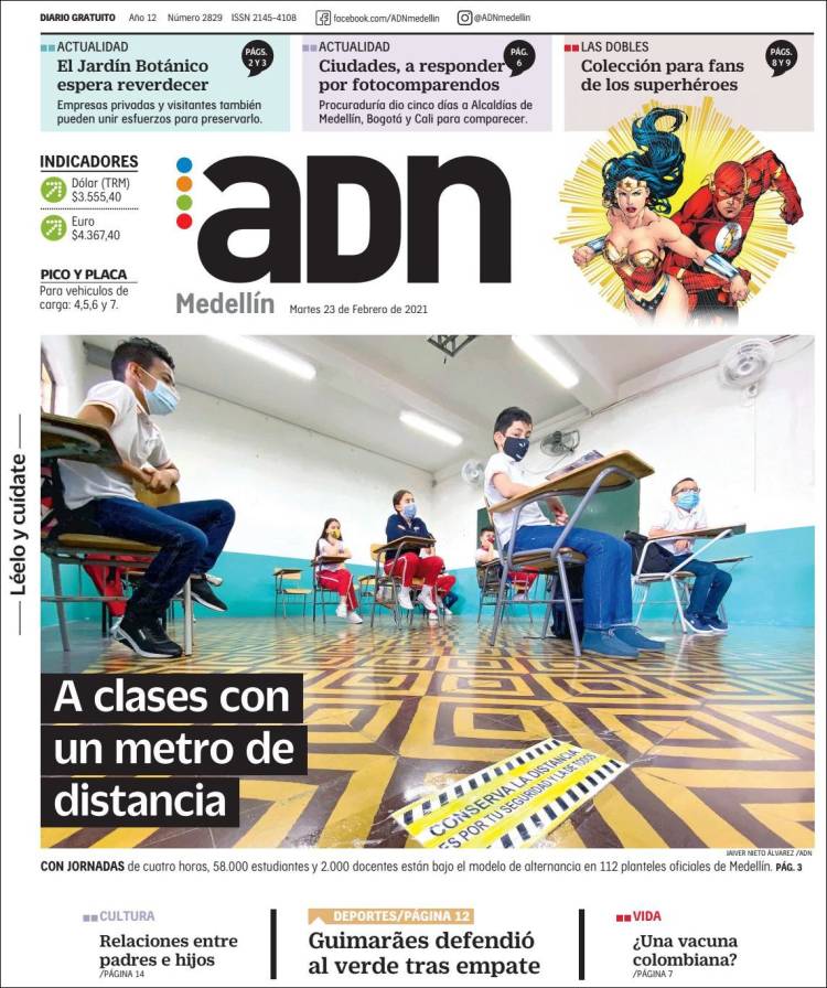 Portada de ADN - Medellín (Colombia)