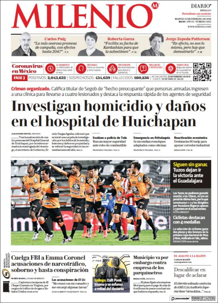 Portada de Milenio de Hidalgo (Mexico)