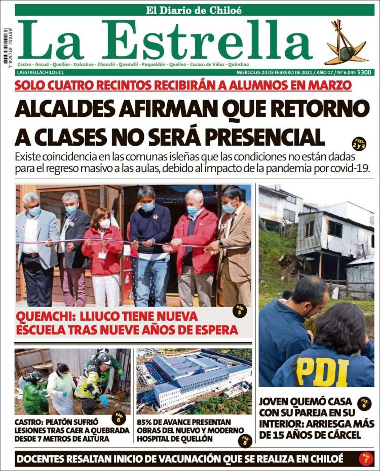 Portada de Estrella de Chiloé (Chile)