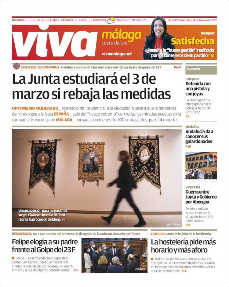 Portada de Viva Málaga (España)