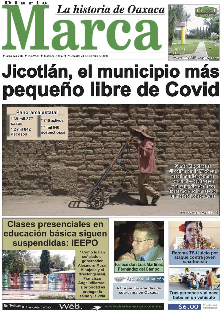 Portada de Diario Marca (México)