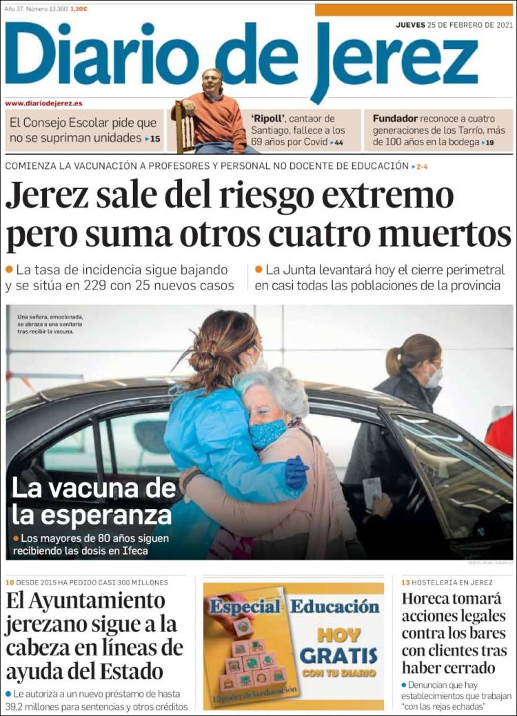 Portada de Diario de Jerez (España)