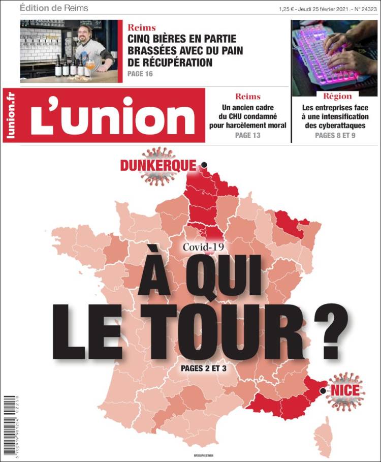 Portada de L'Union (Francia)