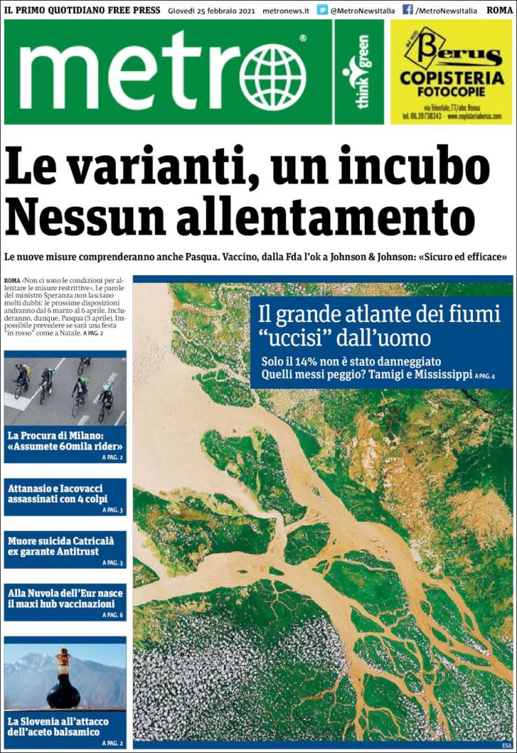 Portada de Metro - Roma (Italia)