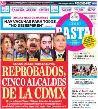 Portada de Diario Basta (México)