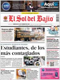 Portada de El Sol del Bajio (México)