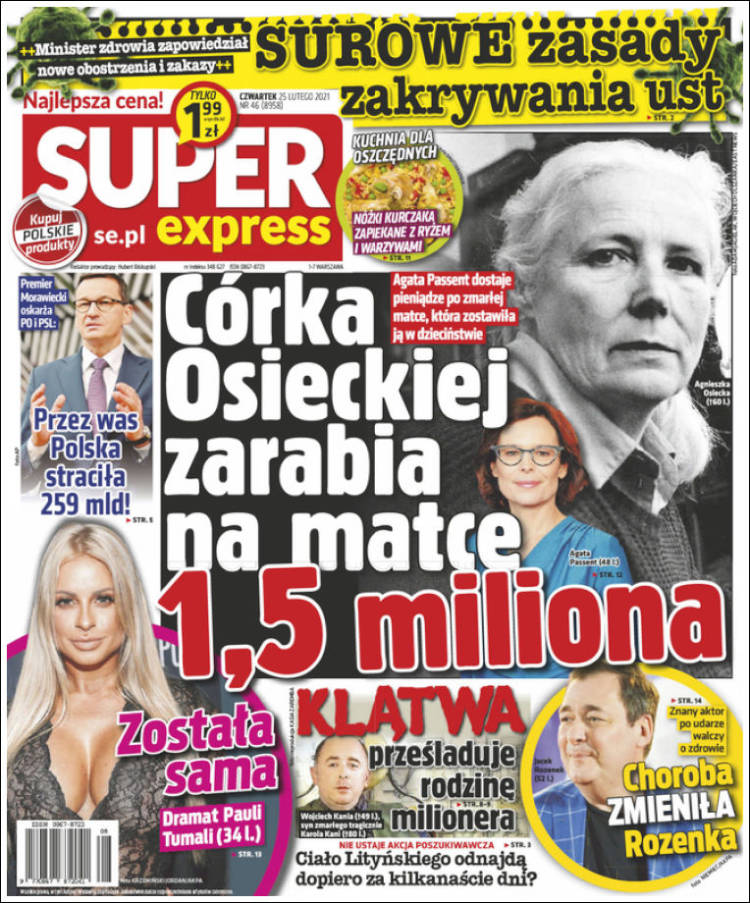Portada de Super Express (Polonia)