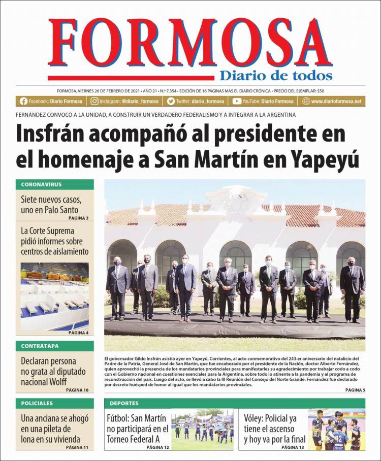 Portada de Formosa (Argentina)