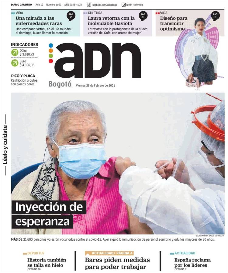 Portada de ADN - Bogotá (Colombia)