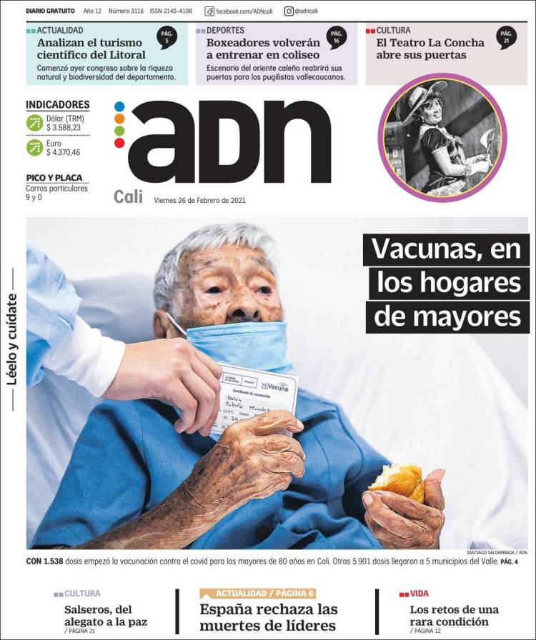 Portada de ADN - Cali (Colombia)
