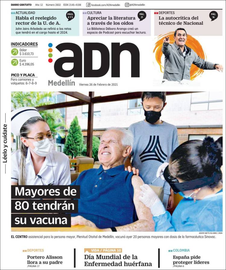 Portada de ADN - Medellín (Colombia)