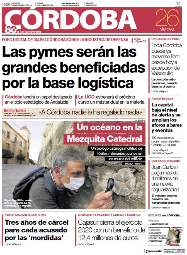 Portada de Diario de Córdoba (Espa&ntilde;a)