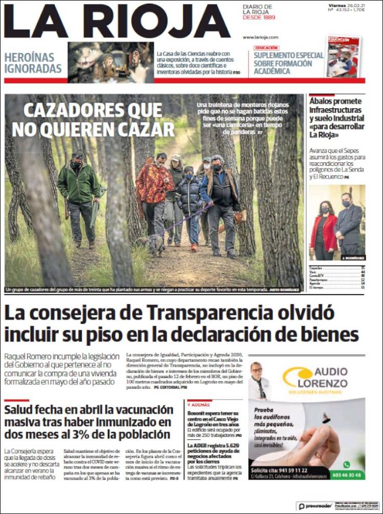 Portada de La Rioja (Espa&ntilde;a)