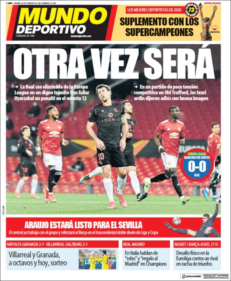 Portada de Mundo Deportivo Gipuzkoa (Espa&ntilde;a)
