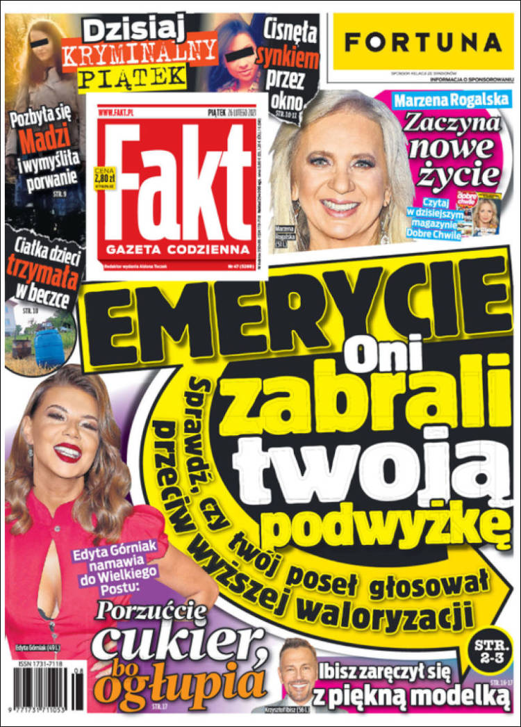 Portada de Fakt (Polonia)
