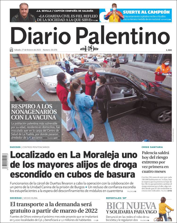 Portada de Diario Palentino (Spain)