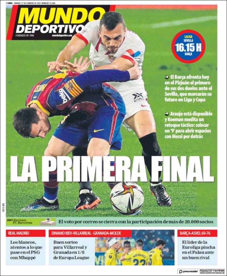 Portada de El Mundo Deportivo (España)