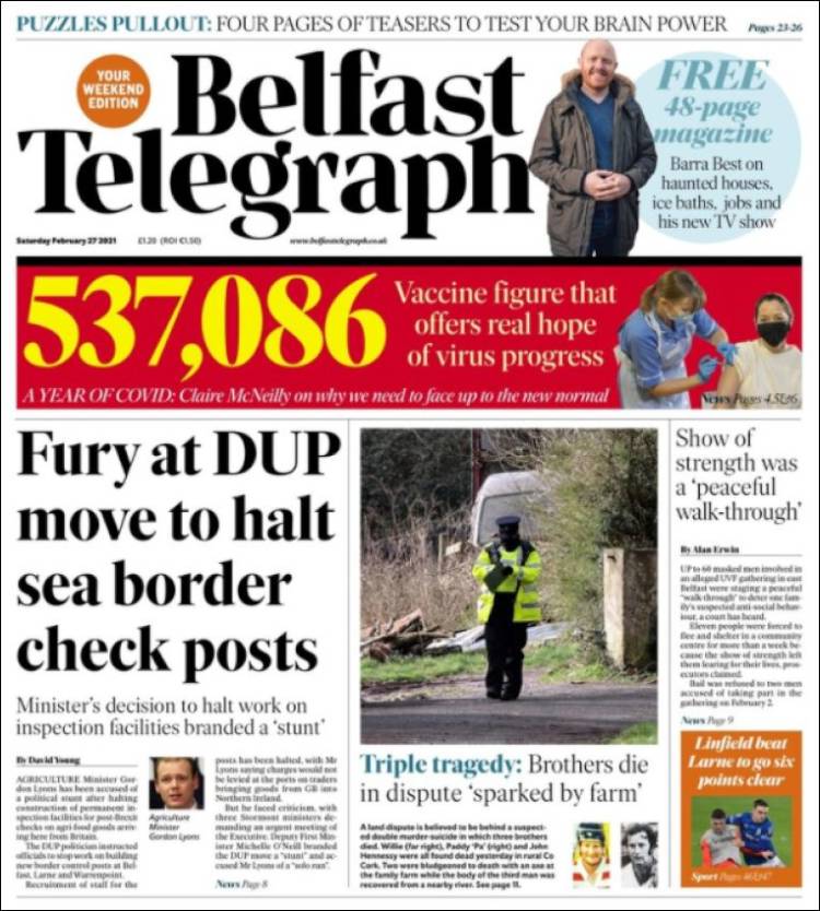 belfast telegraph news