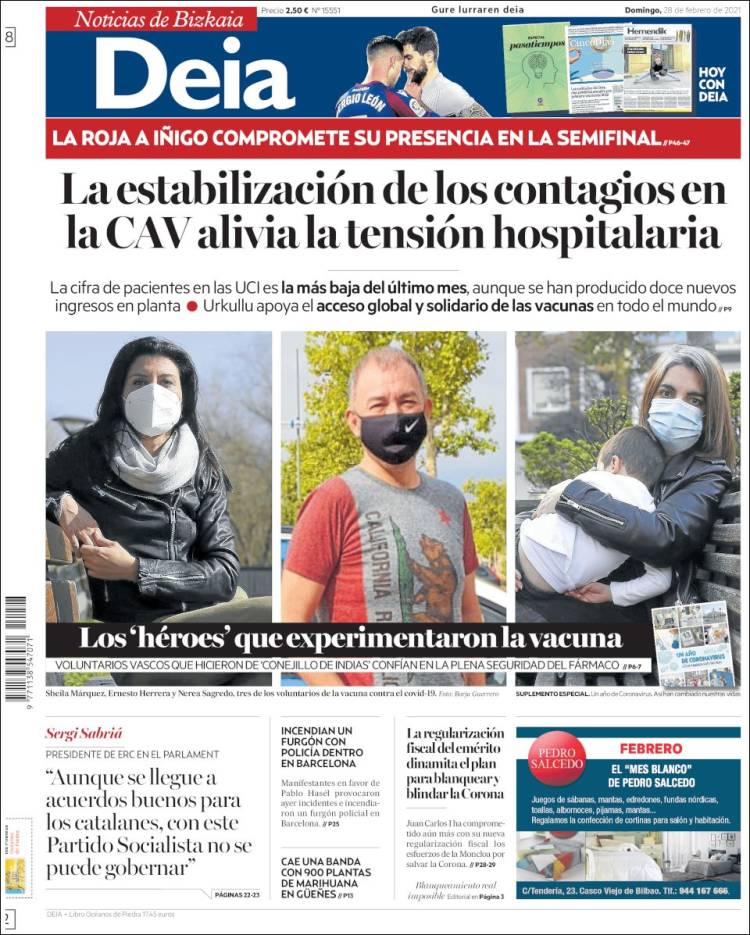 Portada de Deia (España)