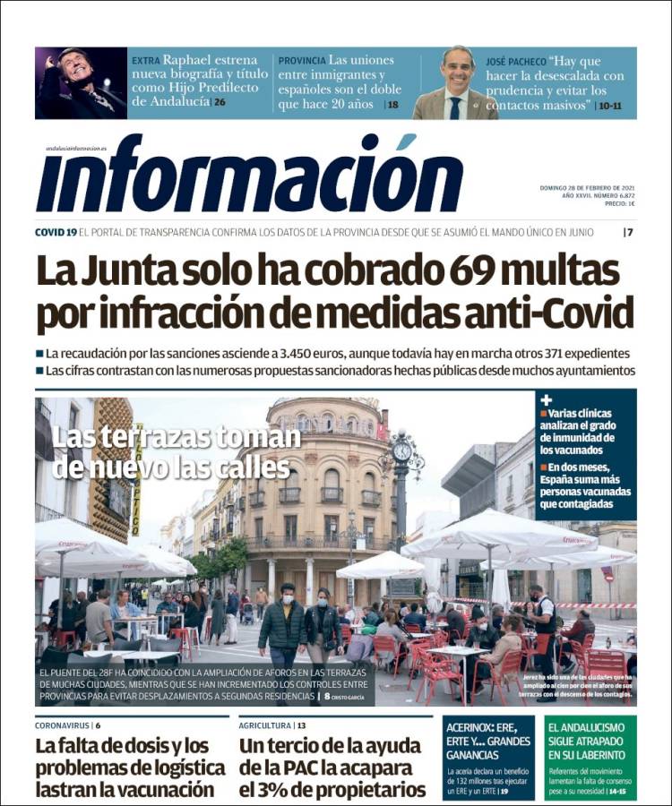 Portada de Información - Cadiz (España)