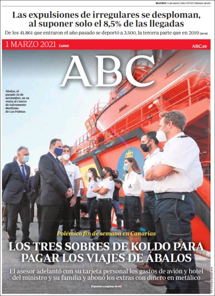 Portada de ABC (España)