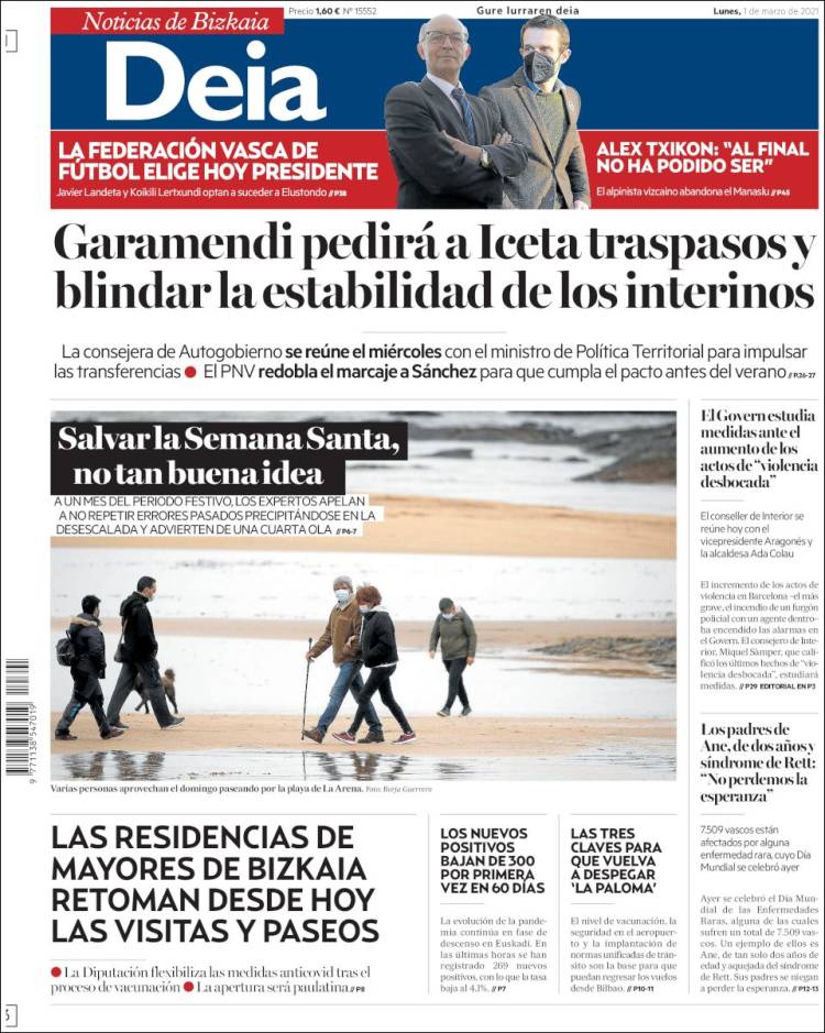 Portada de Deia (España)