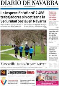 Portada de Diario de Navarra (Spain)