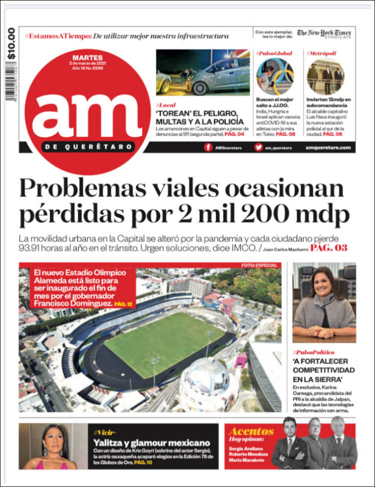 Portada de A.M. Querétaro (México)