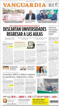 Portada de Vanguardia (México)