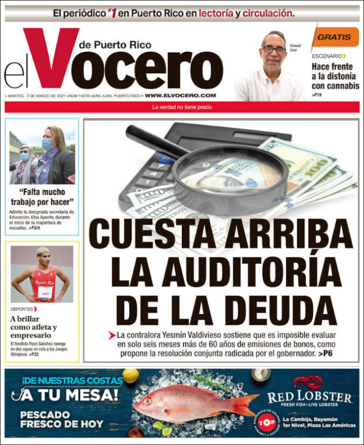 Portada de Vocero (Puerto Rico)