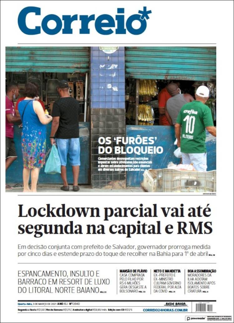 Portada de Correio* (Brasil)