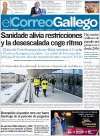 Portada de El Correo Gallego (Espa&ntilde;a)