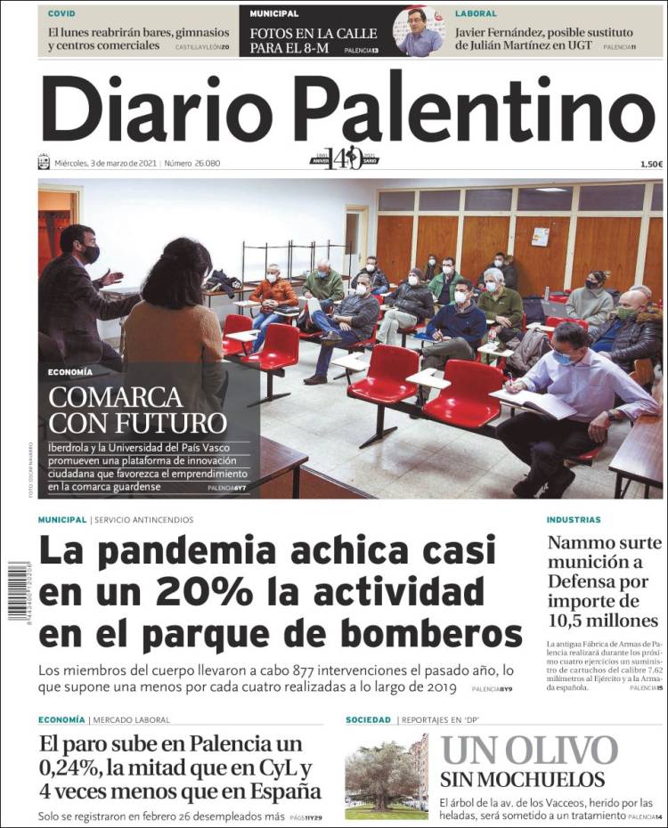 Portada de Diario Palentino (Espa&ntilde;a)