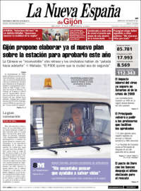 Portada de La Nueva España - Gijón (Espa&ntilde;a)