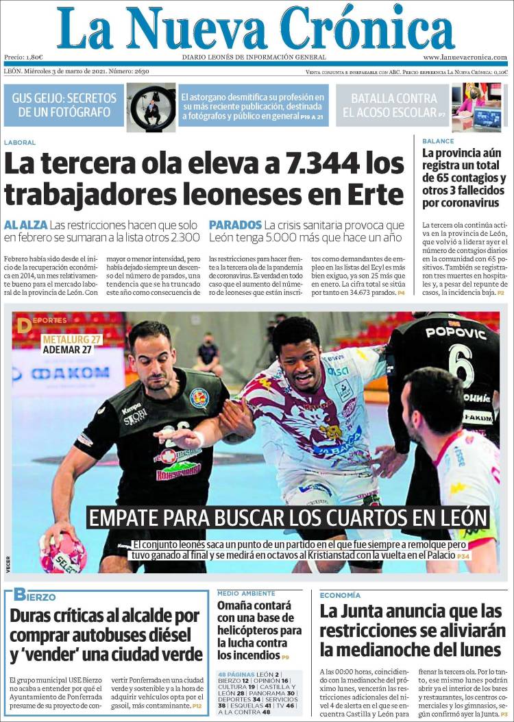 Portada de La Nueva Crónica (Espa&ntilde;a)