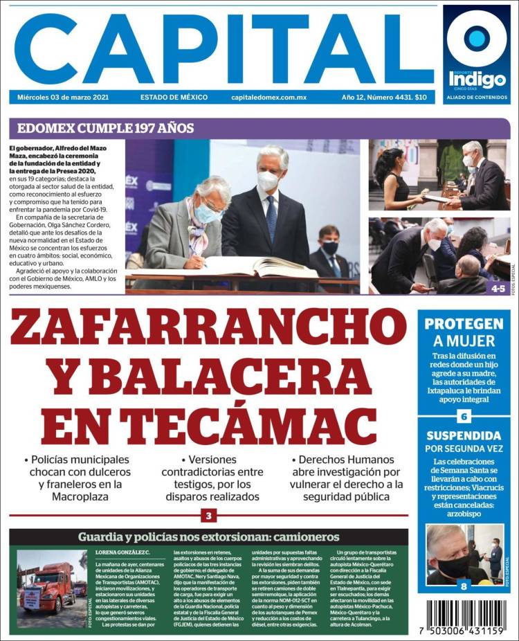 Portada de Capital México (M&eacute;xico)