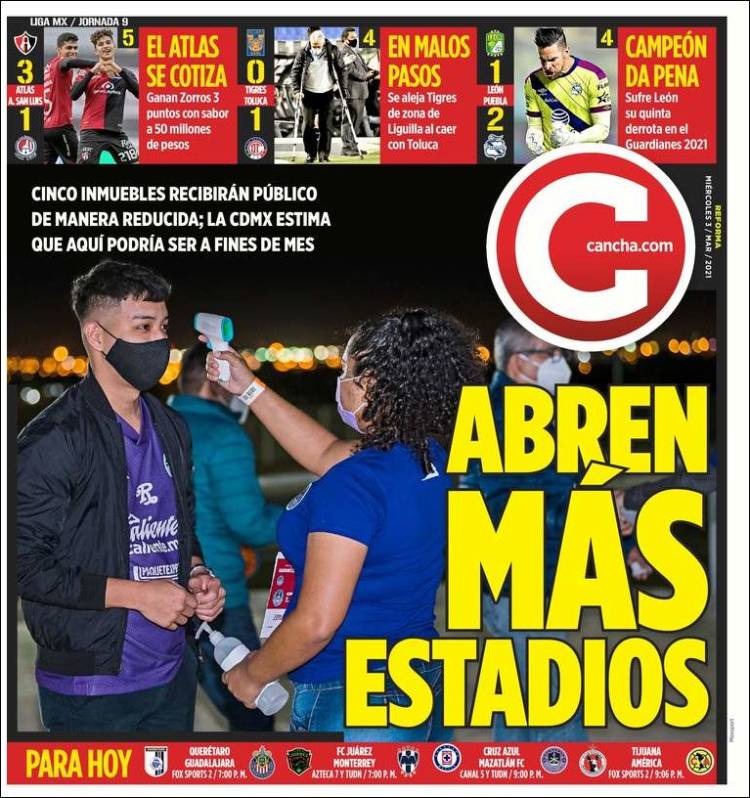Portada de Cancha (M&eacute;xico)