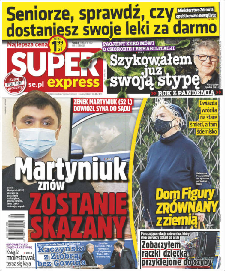 Portada de Super Express (Polonia)