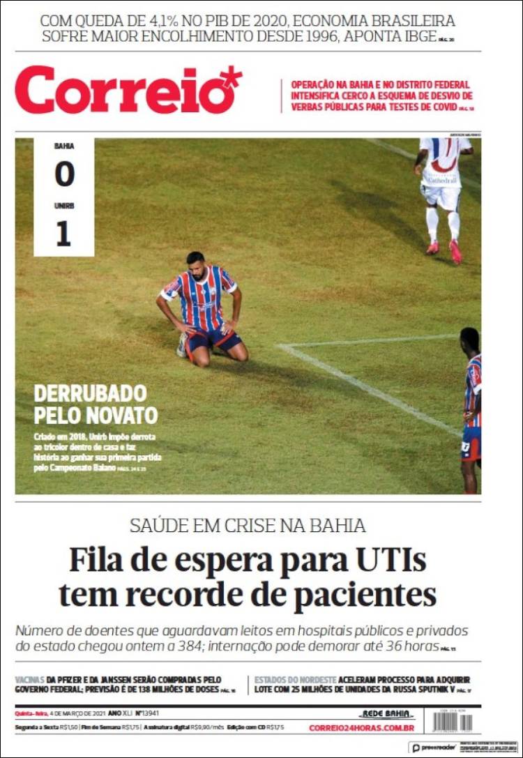 Portada de Correio* (Brasil)