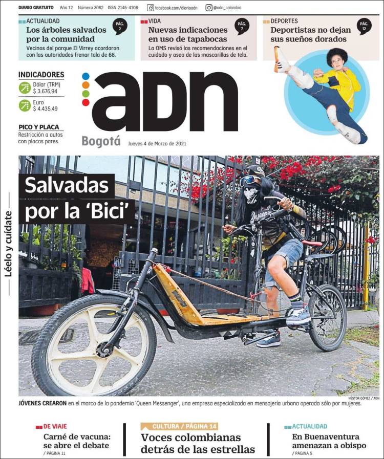 Portada de ADN - Bogotá (Colombia)