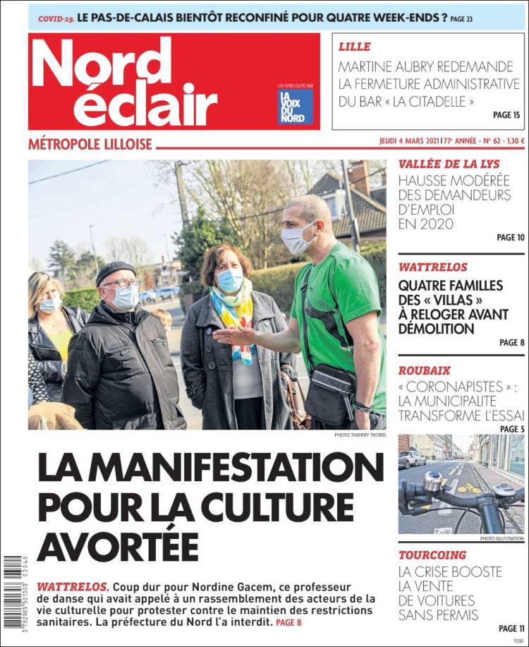 Portada de Nord Éclair (Francia)