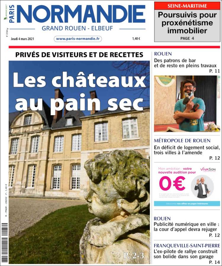 Portada de Paris Normandie (Francia)