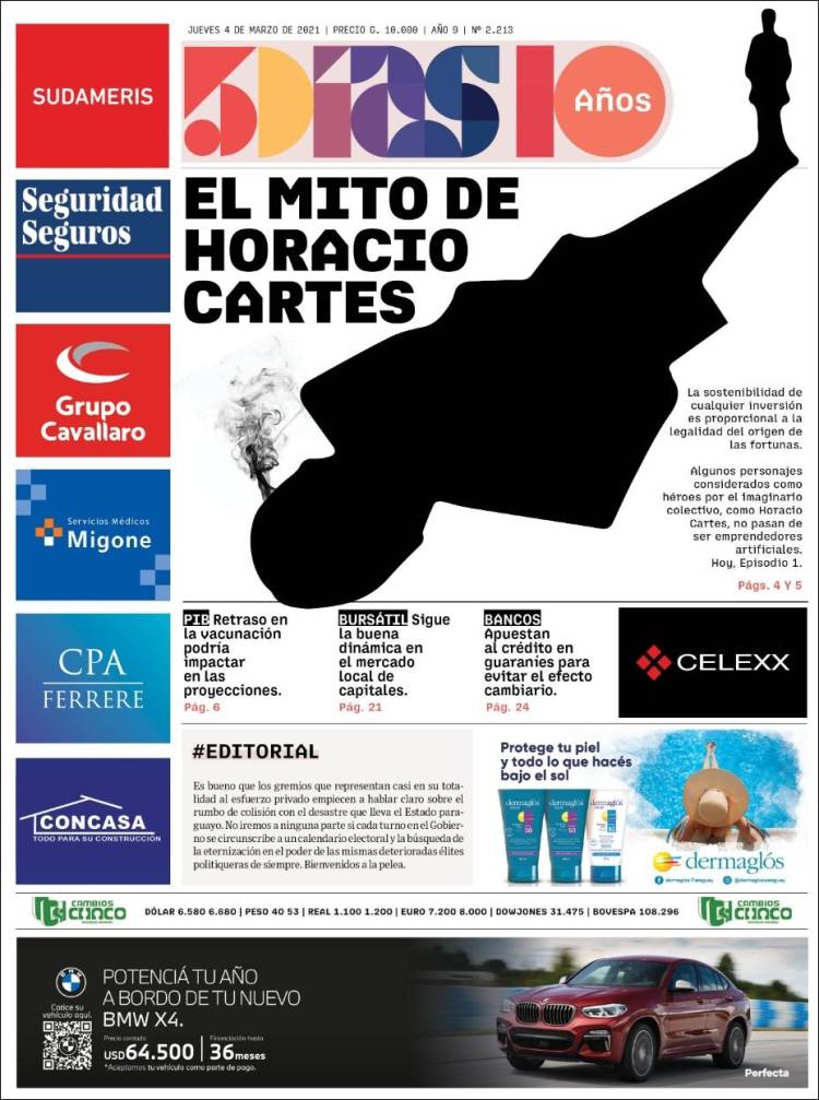 Portada de 5 Días (Paraguay)