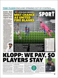 Portada de Metro Sport (United Kingdom)