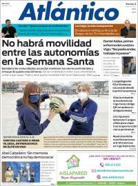 Portada de Atlántico Diario (España)