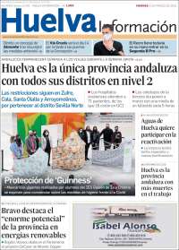 Portada de Huelva Información (Spain)