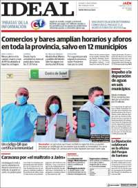 Portada de El Ideal de Jaén (España)